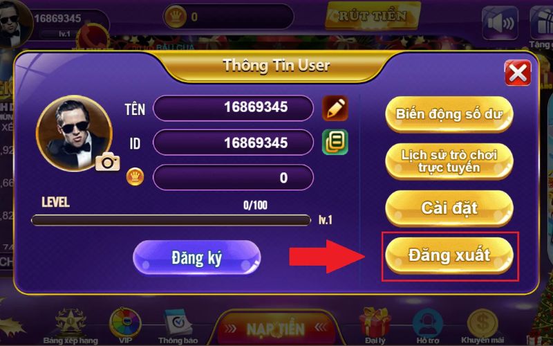 đăng ký tài khoản 68 Game Bài