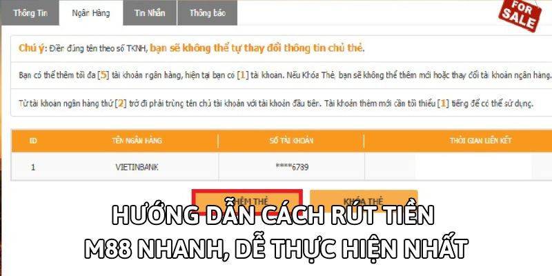 Hướng dẫn cách rút tiền M88 nhanh, dễ thực hiện nhất