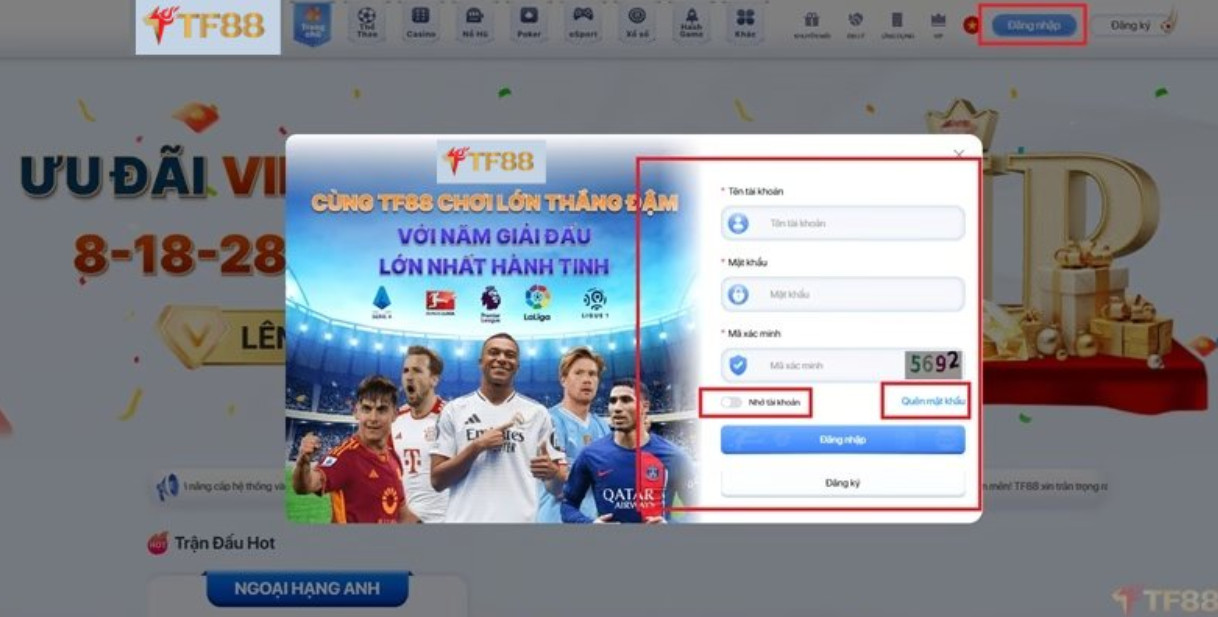 Thường Xuyên Cập Nhật Link Vào TF88