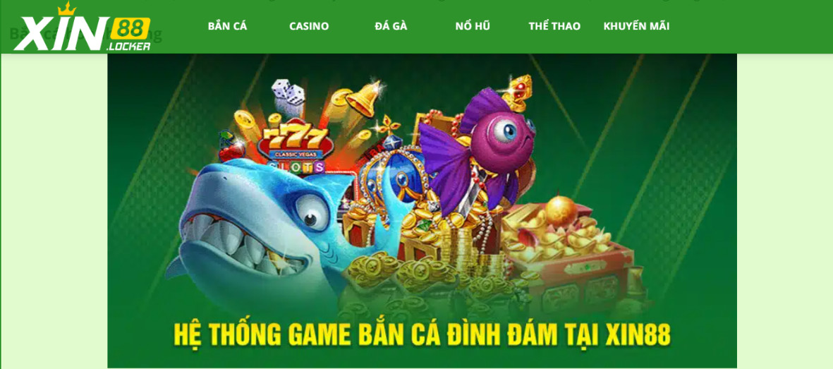 Danh Mục Trò Chơi Hấp Dẫn Tại xin88