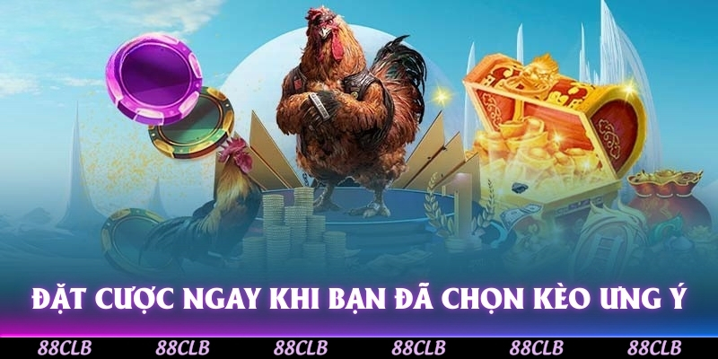 Đặt cược ngay khi bạn đã chọn kèo ưng ý