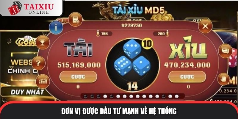 Đơn vị được đầu tư mạnh về hệ thống