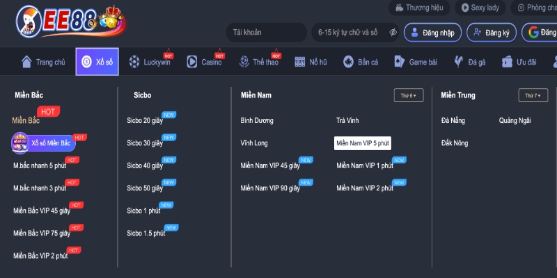 Giới thiệu chung về xổ số miền Nam EE88 cho thành viên mới tham gia