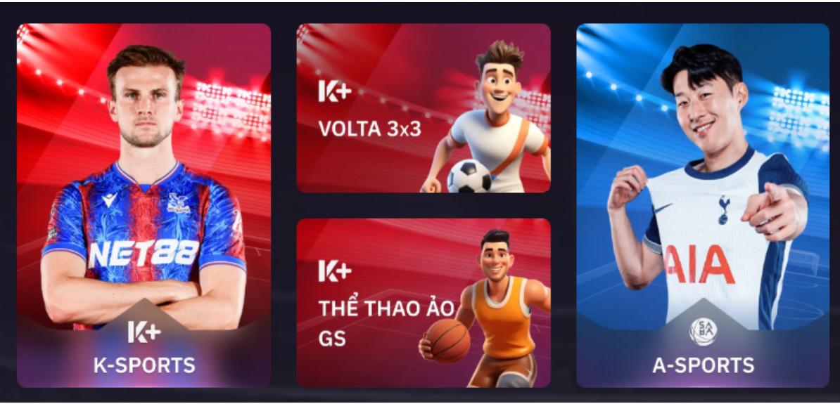 Giới thiệu Sảnh K Sports Kbet: