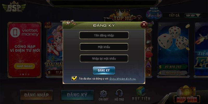 Một số bước để đăng ký B52 Club đơn giản