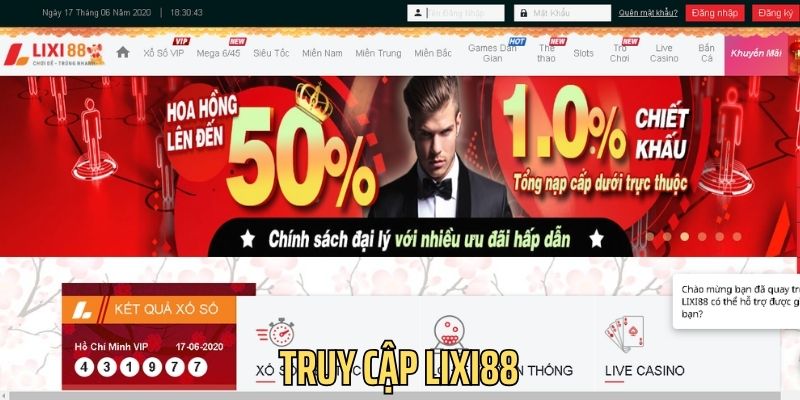 Thành viên truy cập lixi88