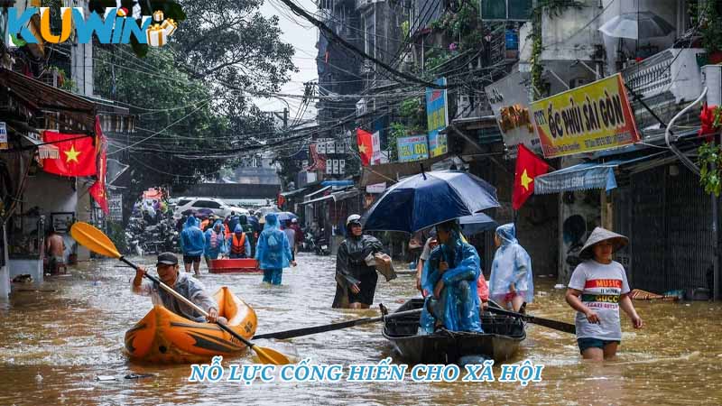 Nỗ lực cống hiến cho xã hội
