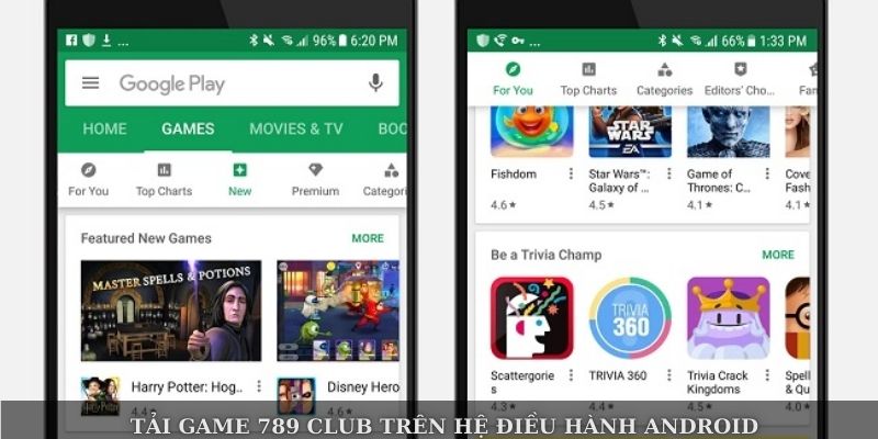 Tải game 789 Club trên hệ điều hành Android