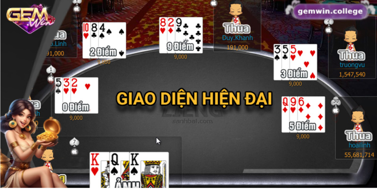 Giao diện game hiện đại, thao tác mượt mà