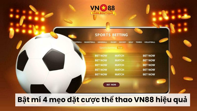 Bật mí 4 mẹo đặt cược thể thao VN88 hiệu quả