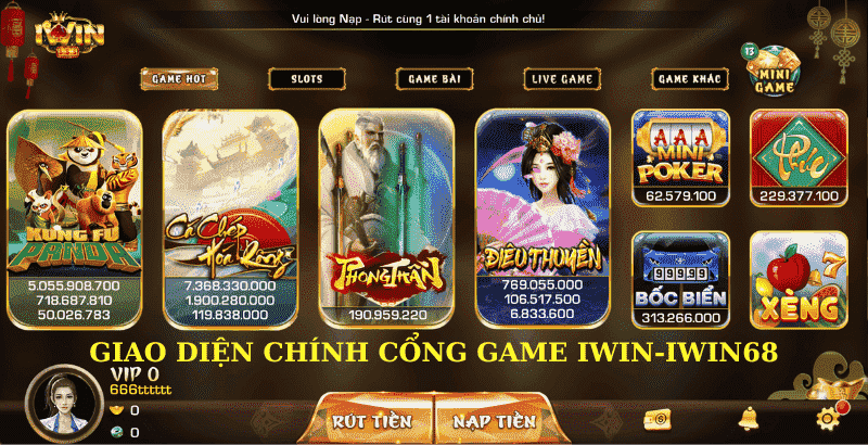 Những điểm cộng gây nghiện của Iwin68 khiến cược thủ không thể quay đầu