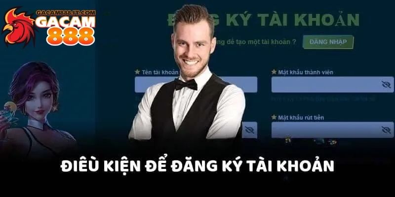 Quy trình đăng ký Gacam888 nhanh chóng